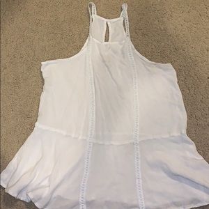 Hollister flowy high neck tank top